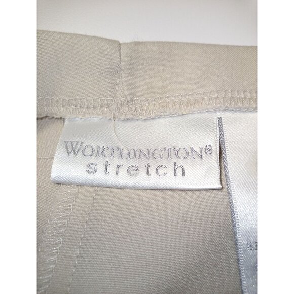 Worthington Women's Tan Stretch Trousers Size 4 Short - Picture 5 of 7